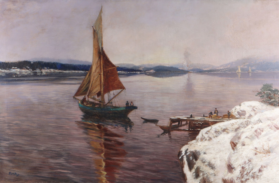 Edvard Diriks, kyst. Maleri.