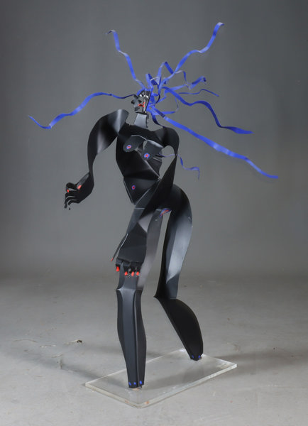 Timo Solin, skulptur i metall. 