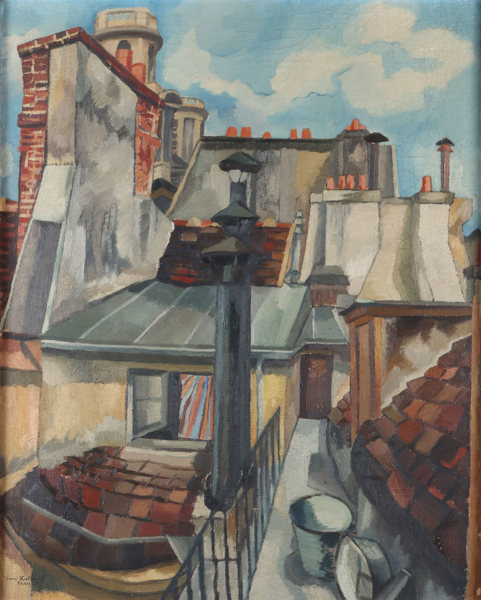 Unni Kielland, Paris. Maleri.