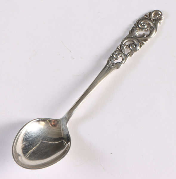 7 teskjeer, Telesølv.