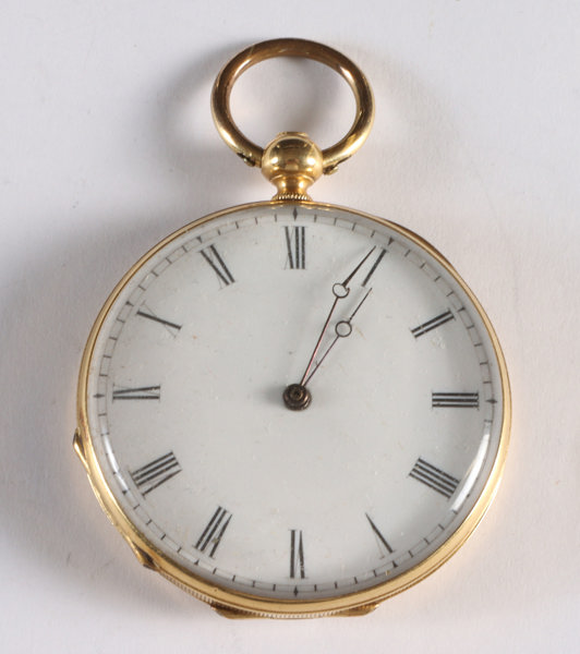 Lite lommeur i gull.