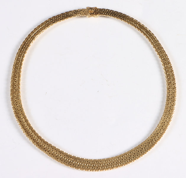 Kjede i gull.