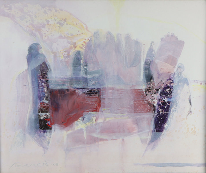 Jarle Farmen, mennesker. Maleri.