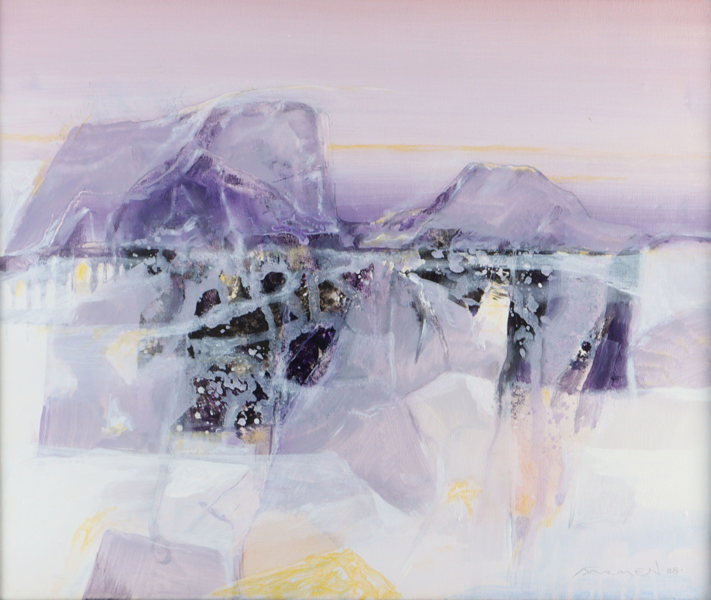 Jarle Farmen, landskap. Maleri.