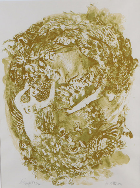 Thorstein Rittun, komposisjon. Serigrafi