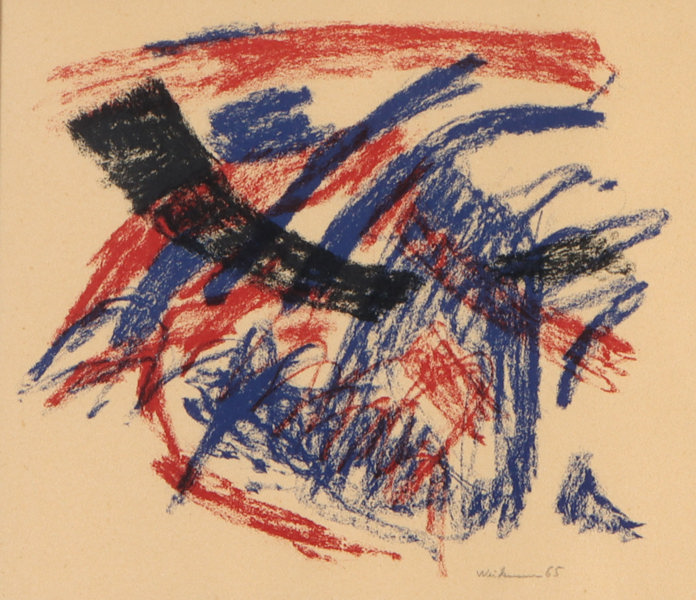 Jacob Weidemann, komposisjon. Litografi.