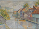 T. A. Lande, elv. Maleri