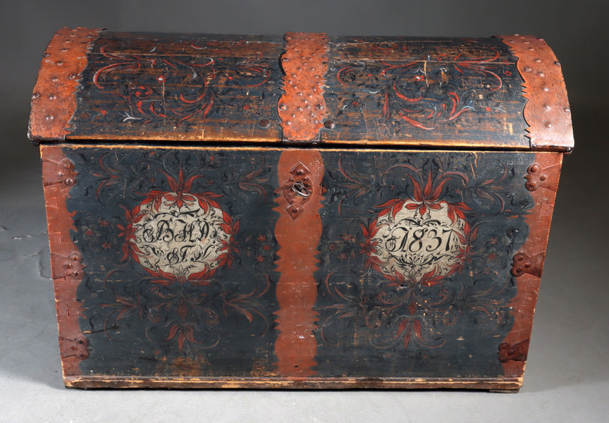 Rosemalt kiste, Numedal 1837