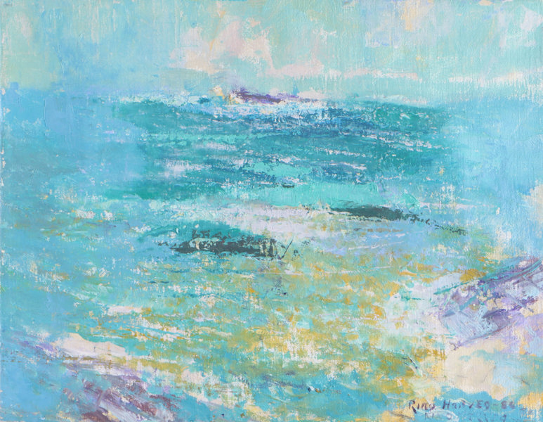 Rino Harveg, hav. Maleri.