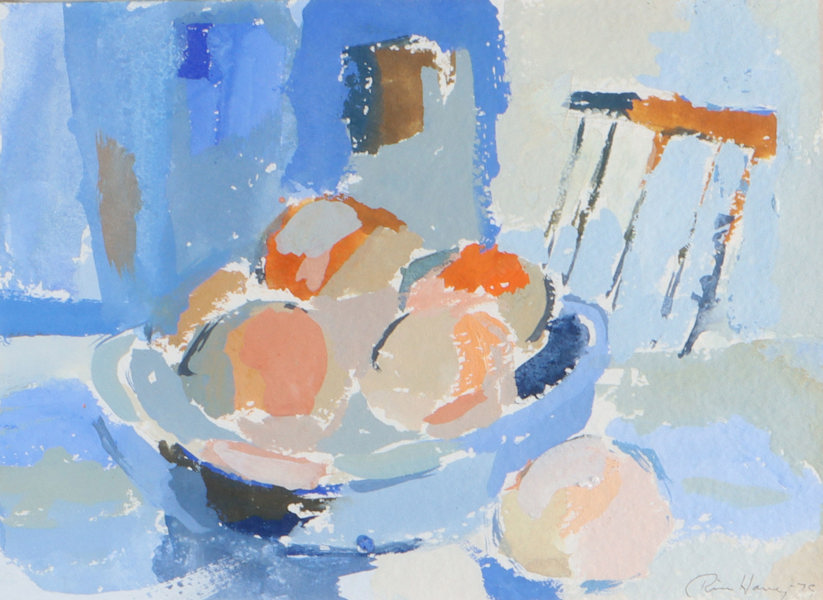 Rino Harveg, stilleben. Maleri.