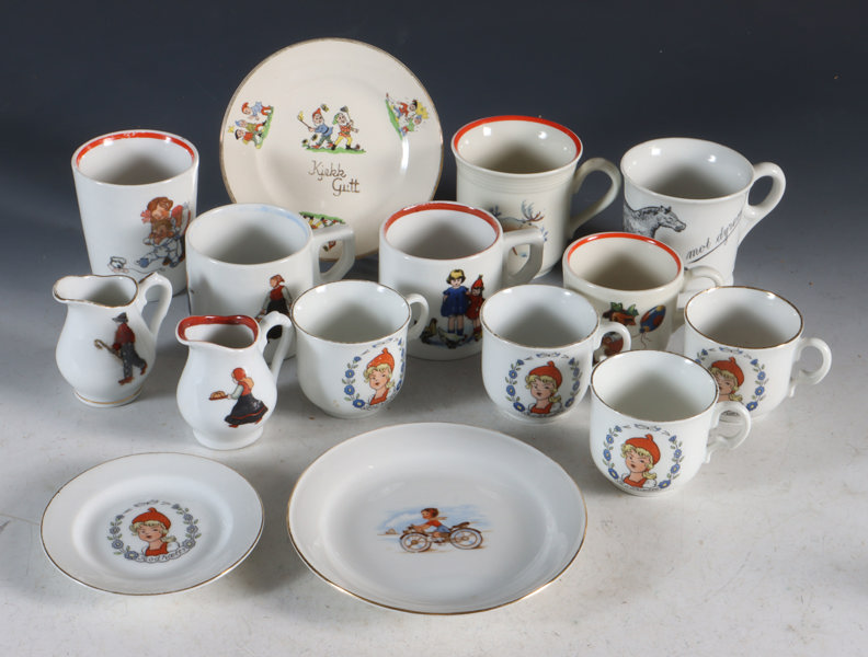 15 deler barneservise, PP