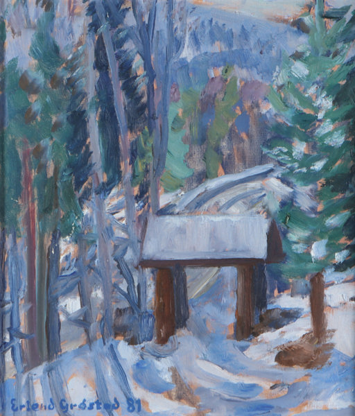 Erlend Grøstad, Nutheim. Maleri.