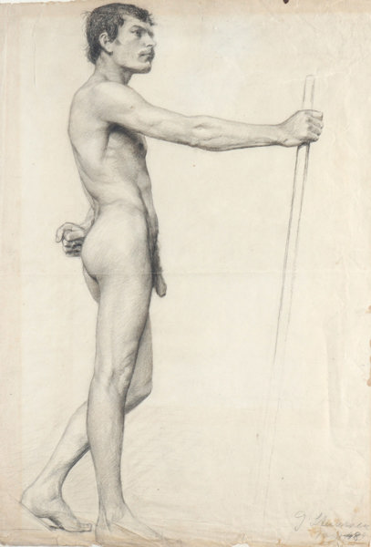 Gudmund Stenersen, akt. Tegning