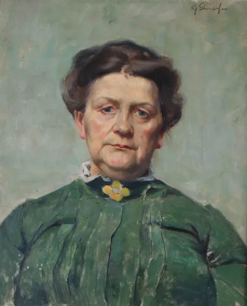 Gudmund Stenersen, portrett. Maleri.