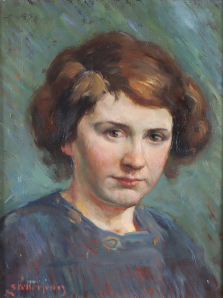 Gudmund Stenersen, portrett. Maleri.