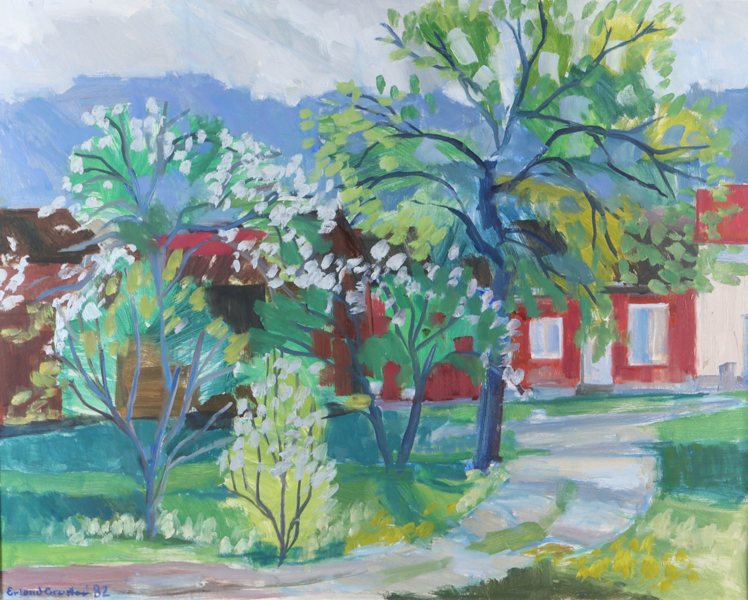 Erlend Grøstad, Seljord. Maleri