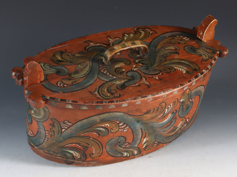 Rosemalt tine, Telemark 1800 t.