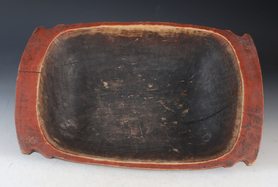 Rødmalt trau, Telemark 1800 t.