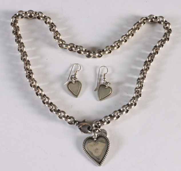 Kjede og ørepynt, Huldresølv.