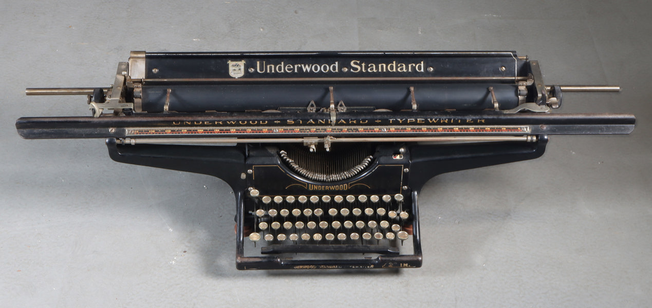 Stor skrivemaskin, Underwood standard