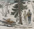 Harald Kihle, Hakadal. Litografi