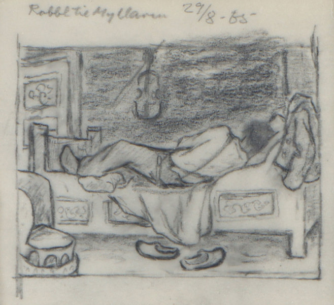 Harald Kihle, Myllarn. Tegning