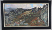 Gustav Wentzel, landskap. Maleri.