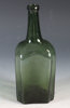 Flaske i grønt glass, 1700 t.