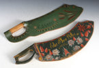 2 rosemalte linkniver 1845 og 1855.