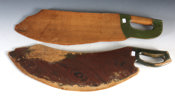 2 rosemalte linkniver 1845 og 1855.