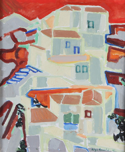 Helge Revold, Greske hus. Maleri.
