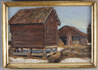 Håkon Kongsrud, loft. Maleri.