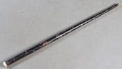 Stokk/gevær i metall, 1800 tallet.