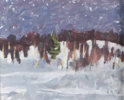 Erling Enger, vinter. Maleri.