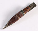 Miniatyr slirekniv m/sølvoppheng.