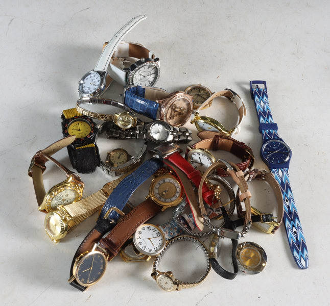 Samling armbåndsur.