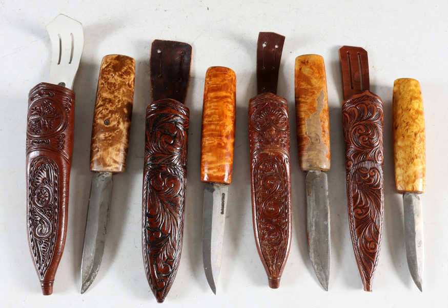 4 slirekniver.