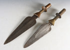 To bredbladede dolker fra Kongo