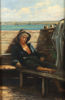 A. Jacobsen, fiskerdræng. Maleri.