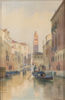 Giulio Cecchini, Venezia. Akvarell.