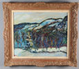 Henrik Sørensen, vinter. Maleri.