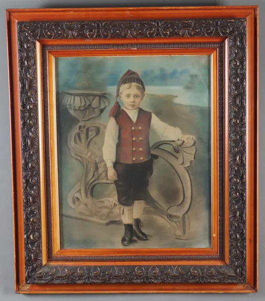 Usignert, gutt. Pastell.