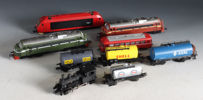 Samling modelltog og vogner. Märklin.