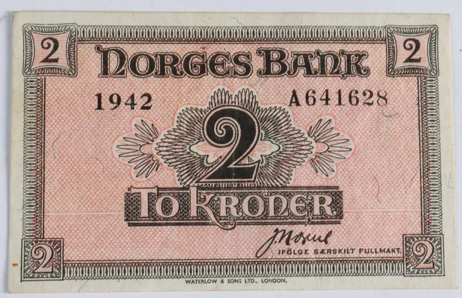 2-kr, Norge 1942.