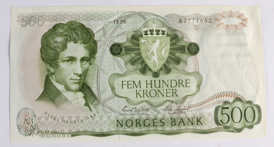 500-kr., Norge 1978
