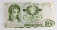 500-kr., Norge 1978