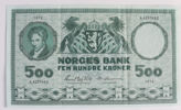 500-kr., Norge 1972.