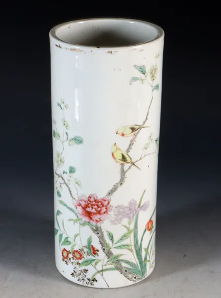 Dekorert vase i porselen, Kina.