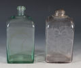 2 flasker i glass, 1800 t.