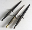 3 kampkniver, Fairbairn-Sykes.